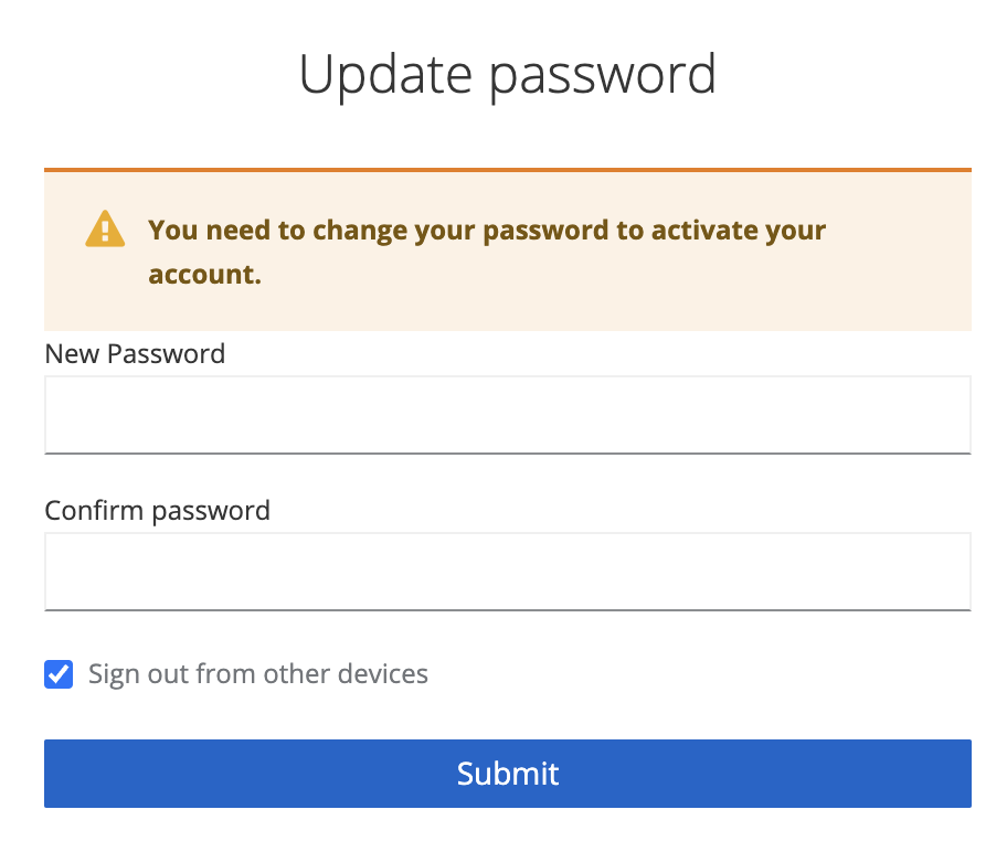 New Password Validator