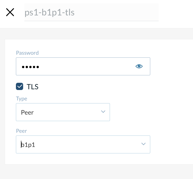 TLS option mark