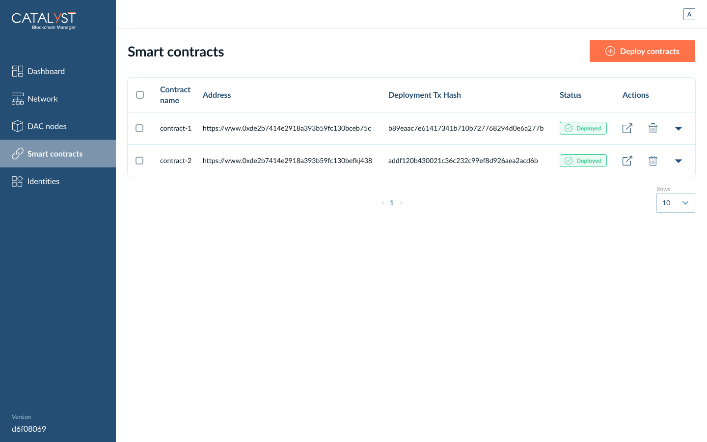 Manage Smart Contracts